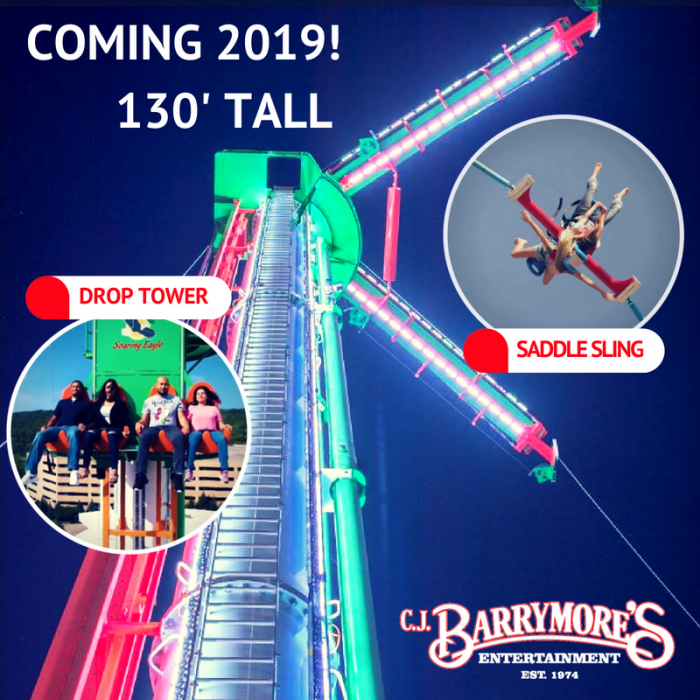 CJ Barrymore’s Expanding With 3 New Rides In 2019 Coaster Nation